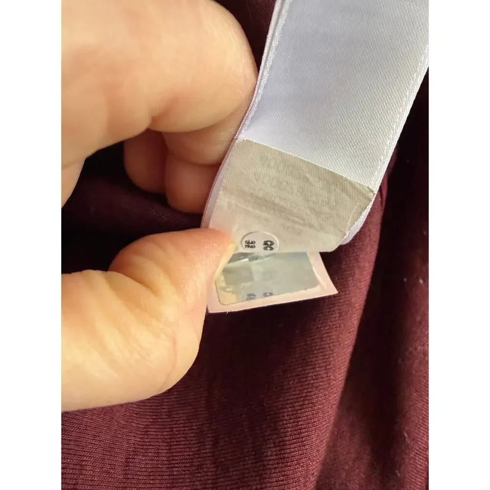 The North Face Jacket Women's Small Burgundy Snap Closure 3D Thermal - Picture 5 of 7